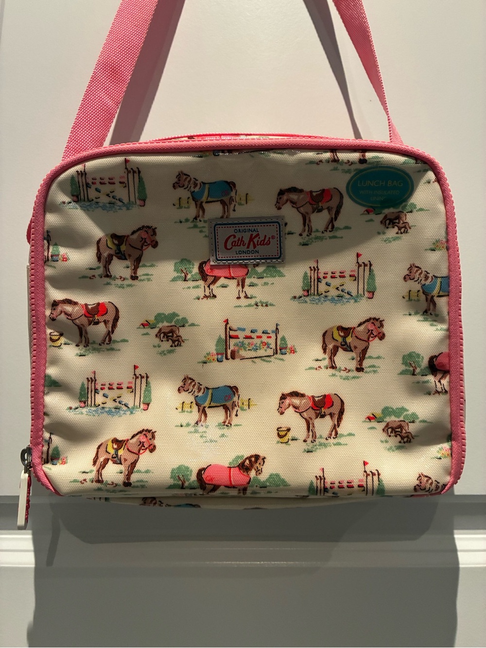 New without tag - Cath Kidston Horse Print Lunch Bag